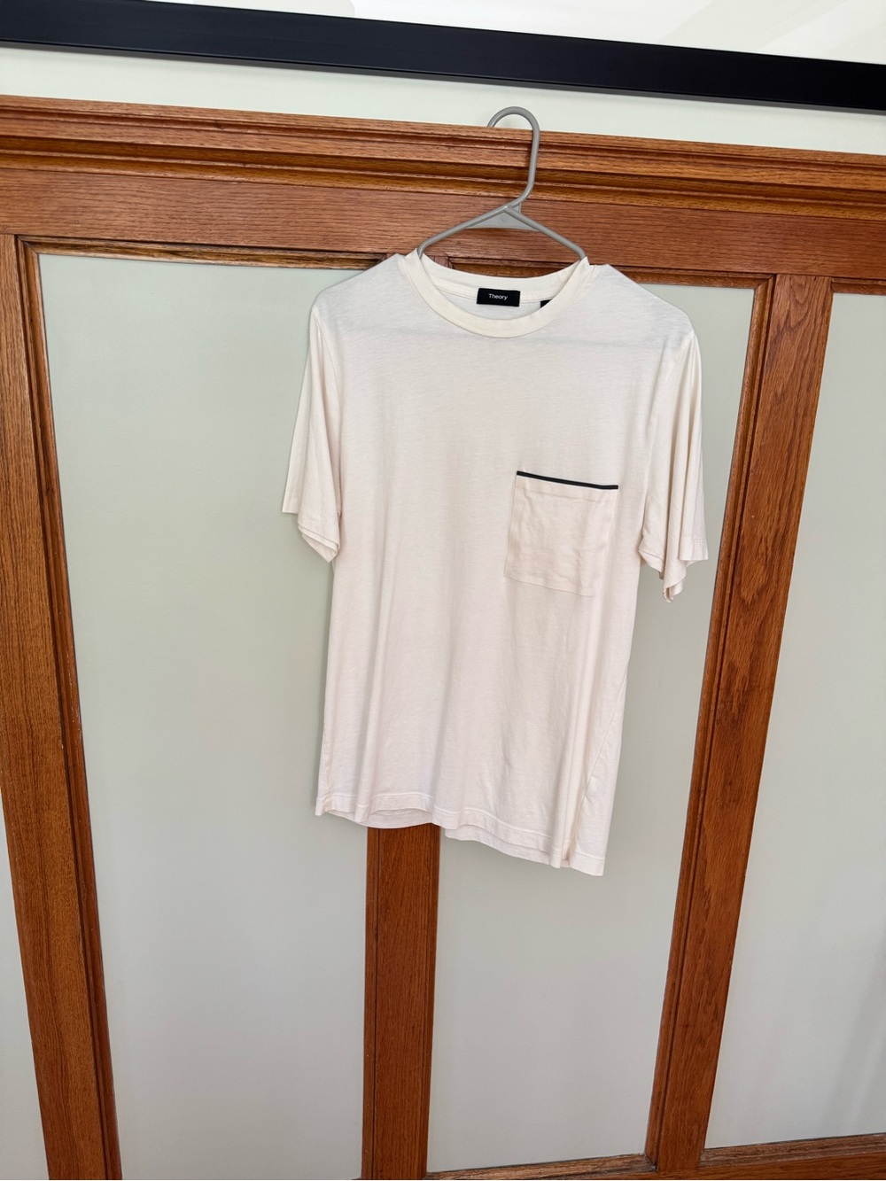Theory Men's Short-Sleeve Pocket Tee with Black Trim
